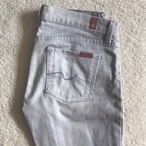 7 for all Mankind Grey Jeans